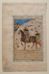 vergrößerte Ansicht: Buchillustration (Schāhnāme) aus dem Atelier von Ibrahim Sultan: Rostam führt den geschlagenen Kamus vom Schlachtfeld, Bild 1